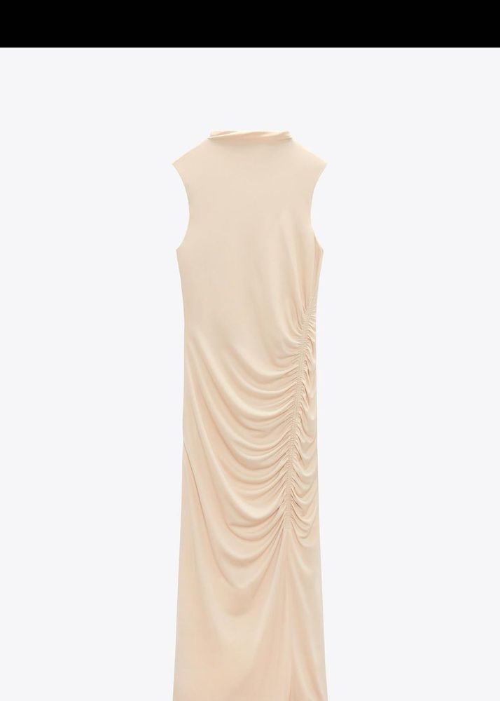 Zara Draped Bodycon Dress - XS (Worn Once)