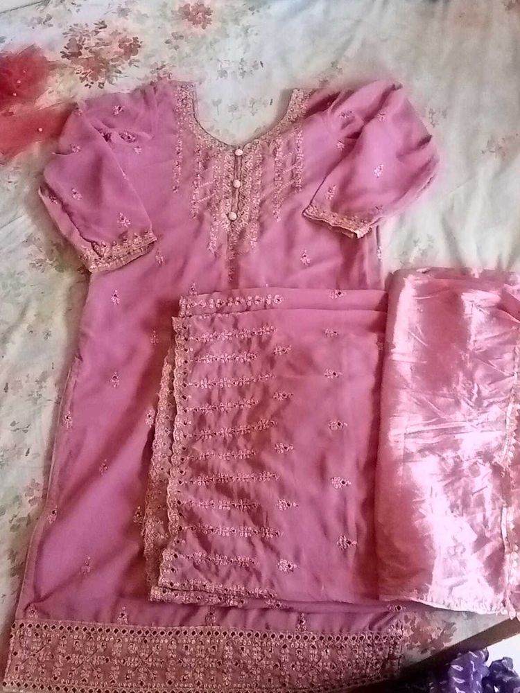 Kurta Plazo With Dupatta