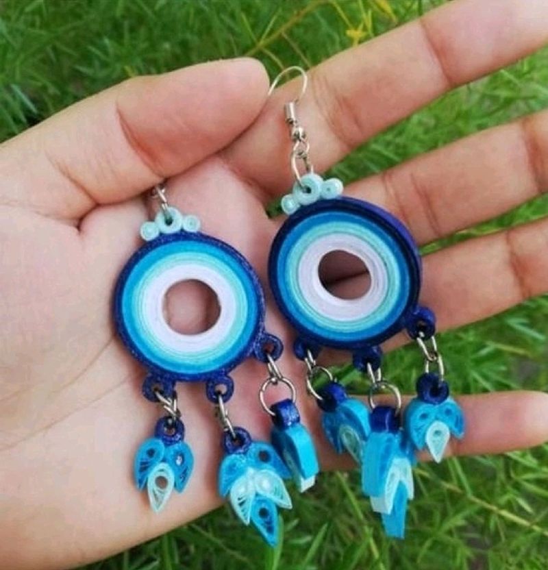 Handmade Paper Quilling Earrings