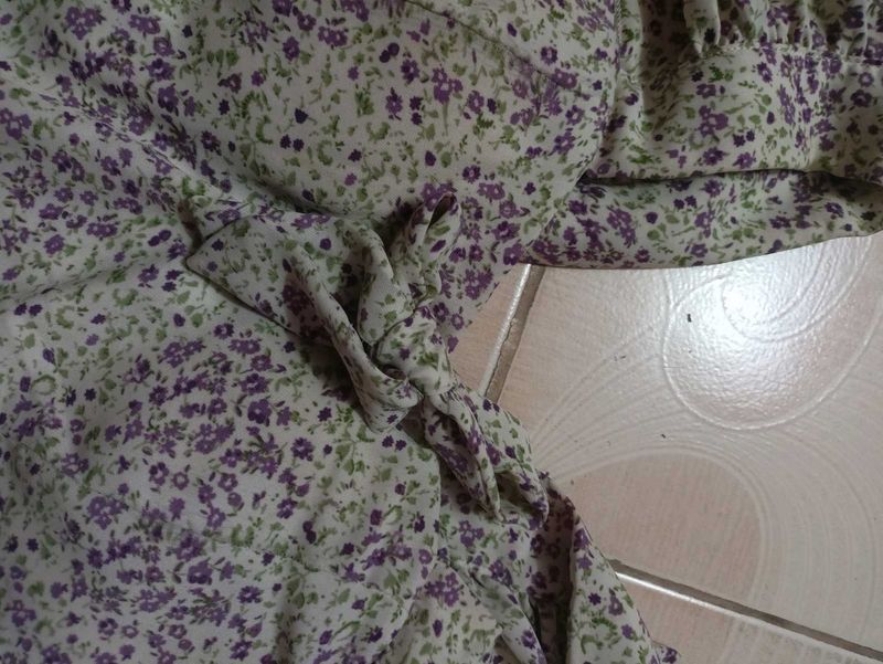 Floral Print Mini Dress