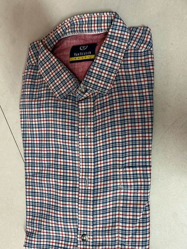 Van Heusen Plaid Shirt