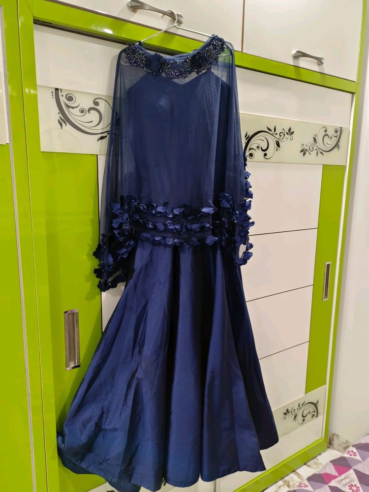 Elegant Navy Blue Dress