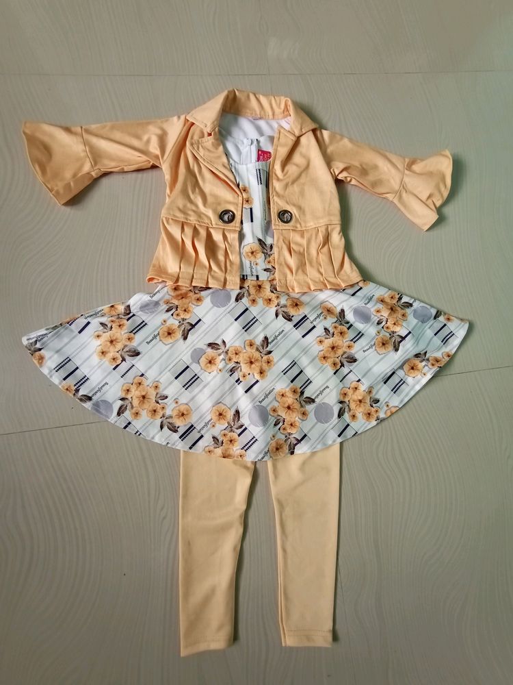 2 To 3 Year Girl Baby Western Gown Dress