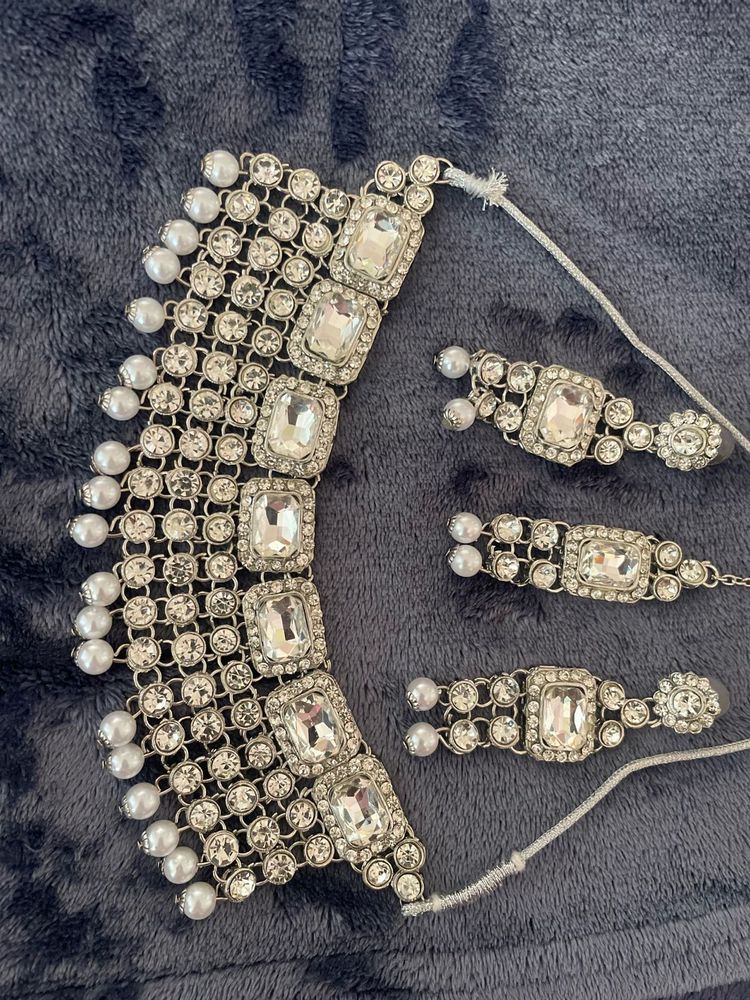 Bridal Diamond Necklace Set