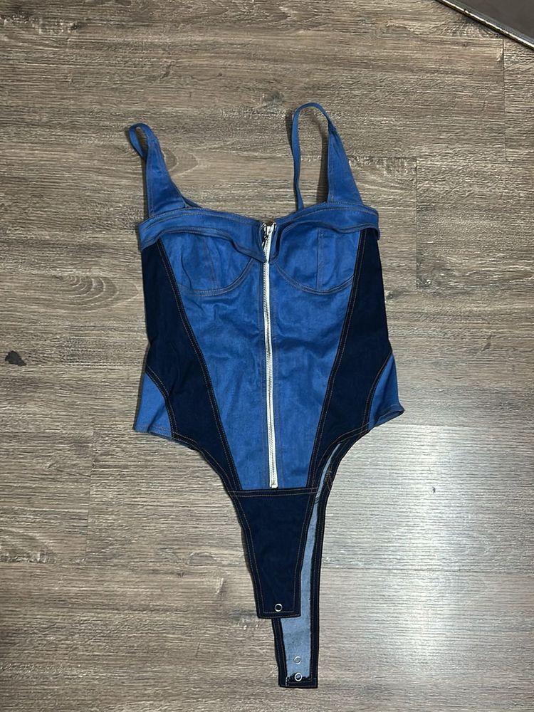 Denim Bodysuit