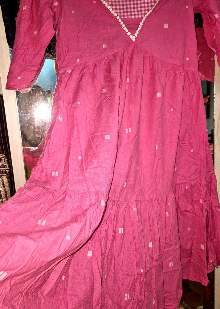 Pink Cotton dress