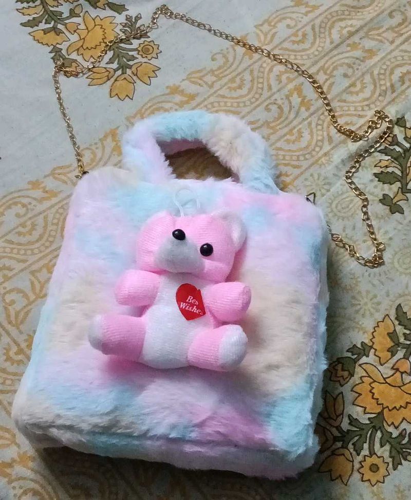 Cute Teddy Sling Bag