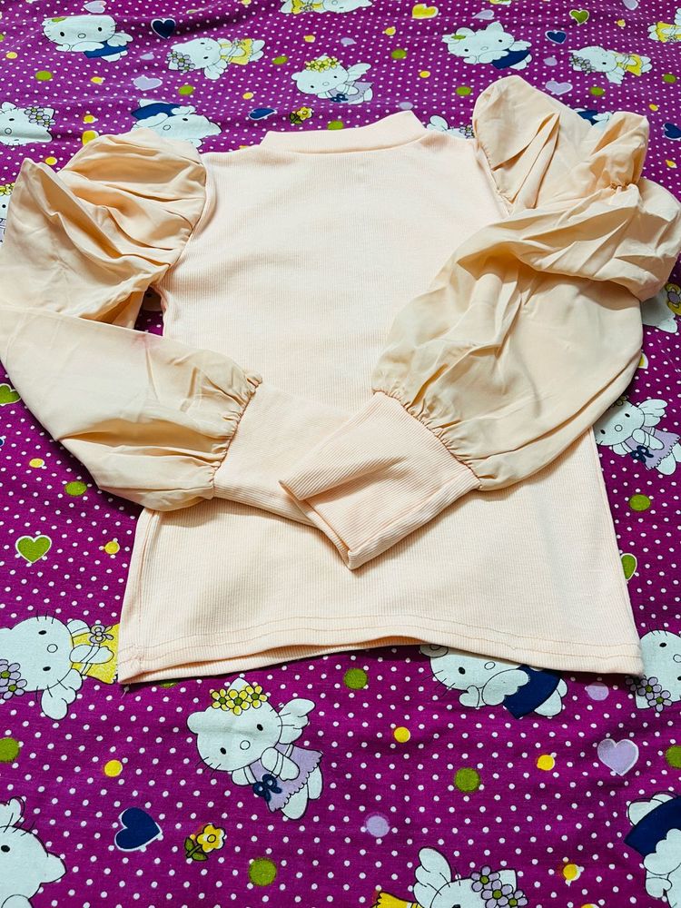 Elegant Puff Sleeve Top