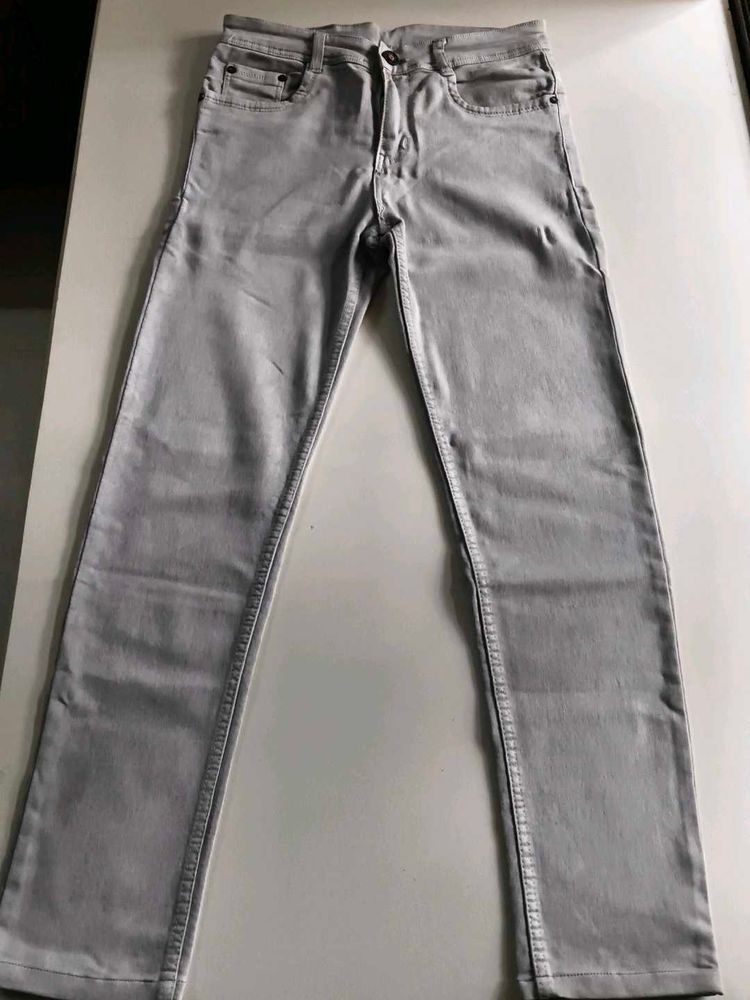 Gray Denim Jeans