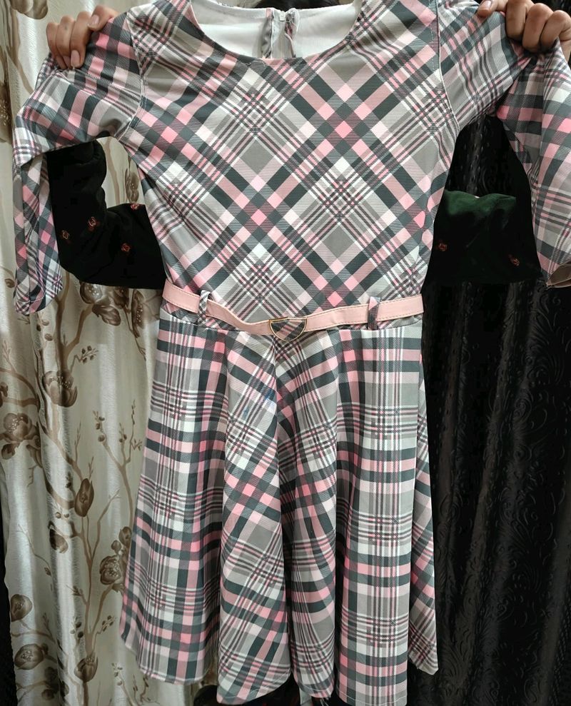 Three Piece Dress For Girls