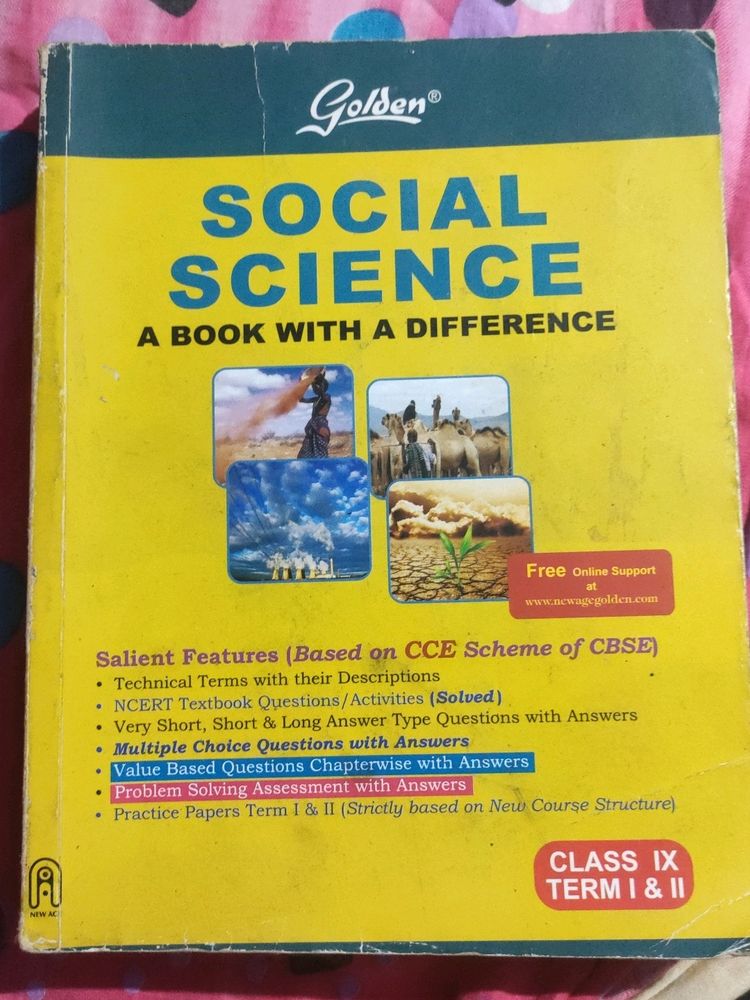 Golden Guide - Social Science Class 9 Textbook