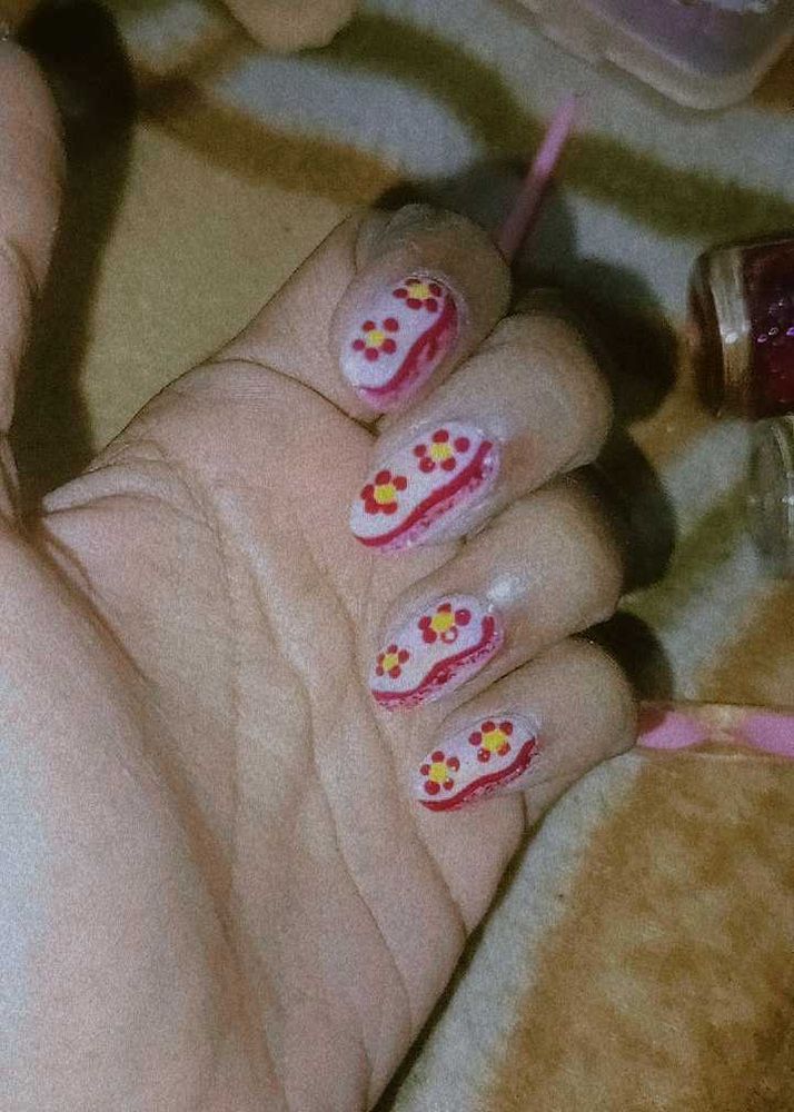 Floral Nail Art Design