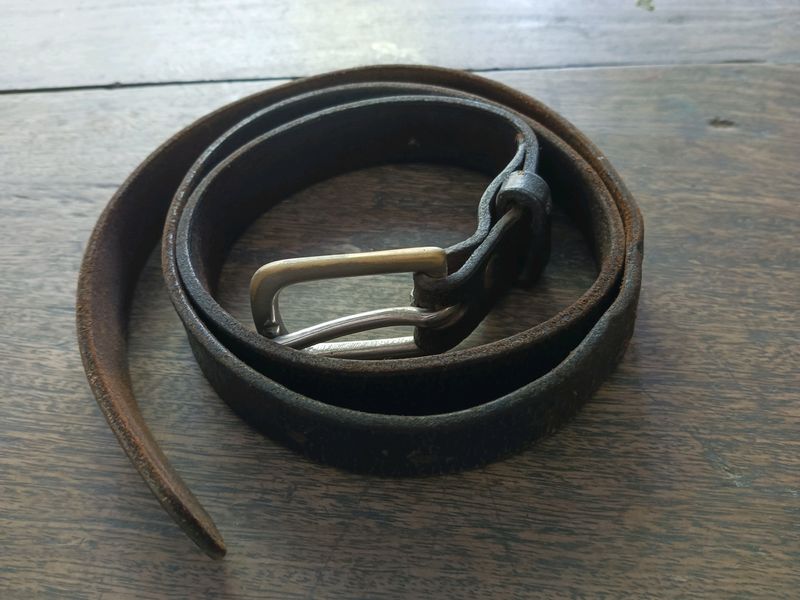 Leather Belt and Wallet
