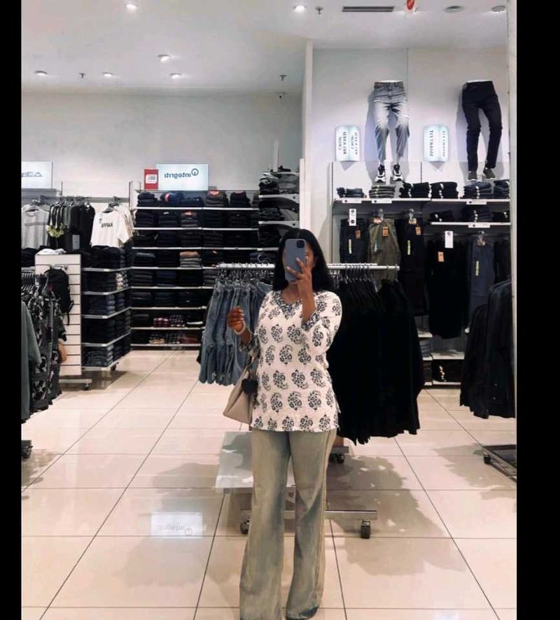 White Short Kurti 💖