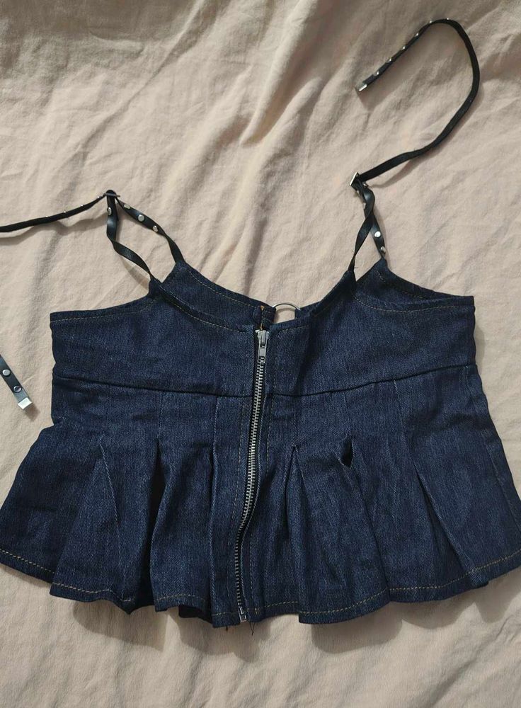 Denim Crop Top