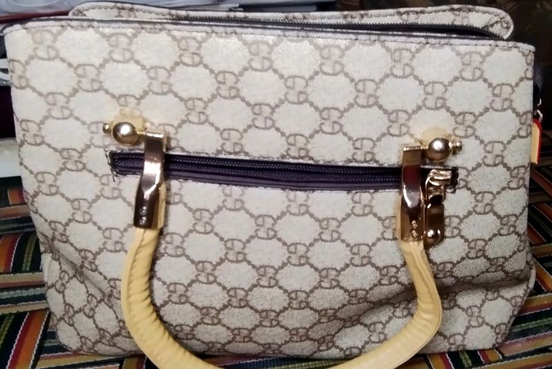 Vintage Patterned Satchel