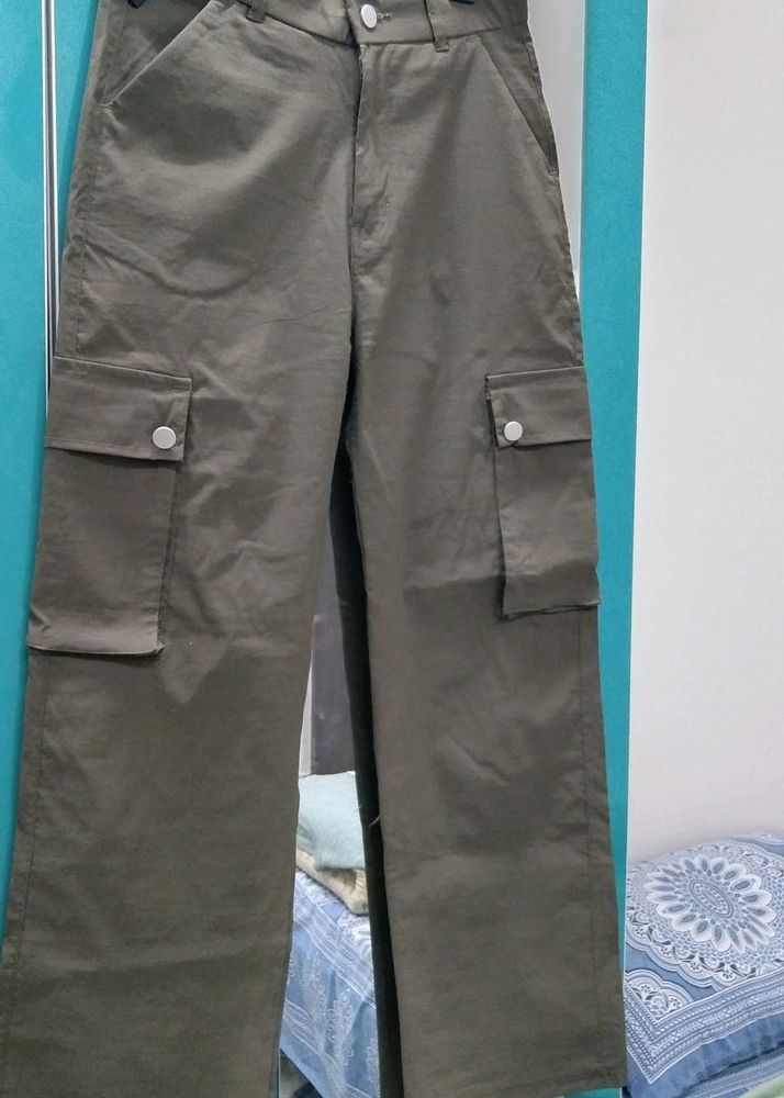 Olive Green Cargo Pants
