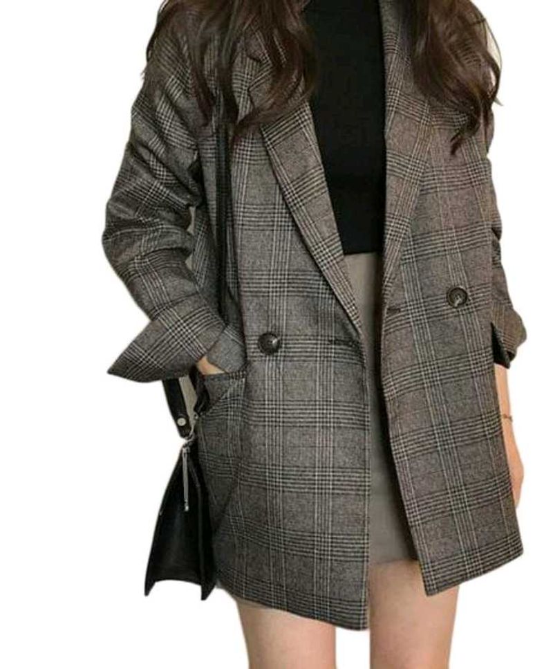 Plaid Blazer