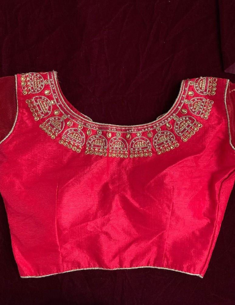 Red Heavywork Blouse