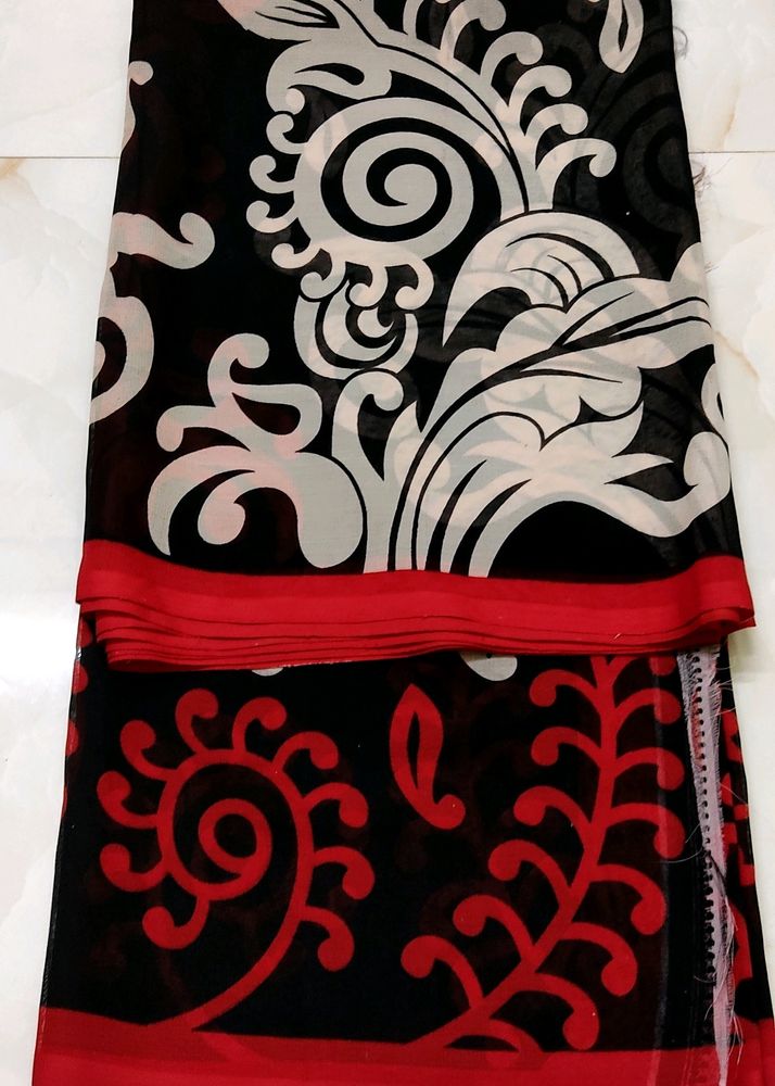 😍🖤New Pretty Black Saree😍🖤