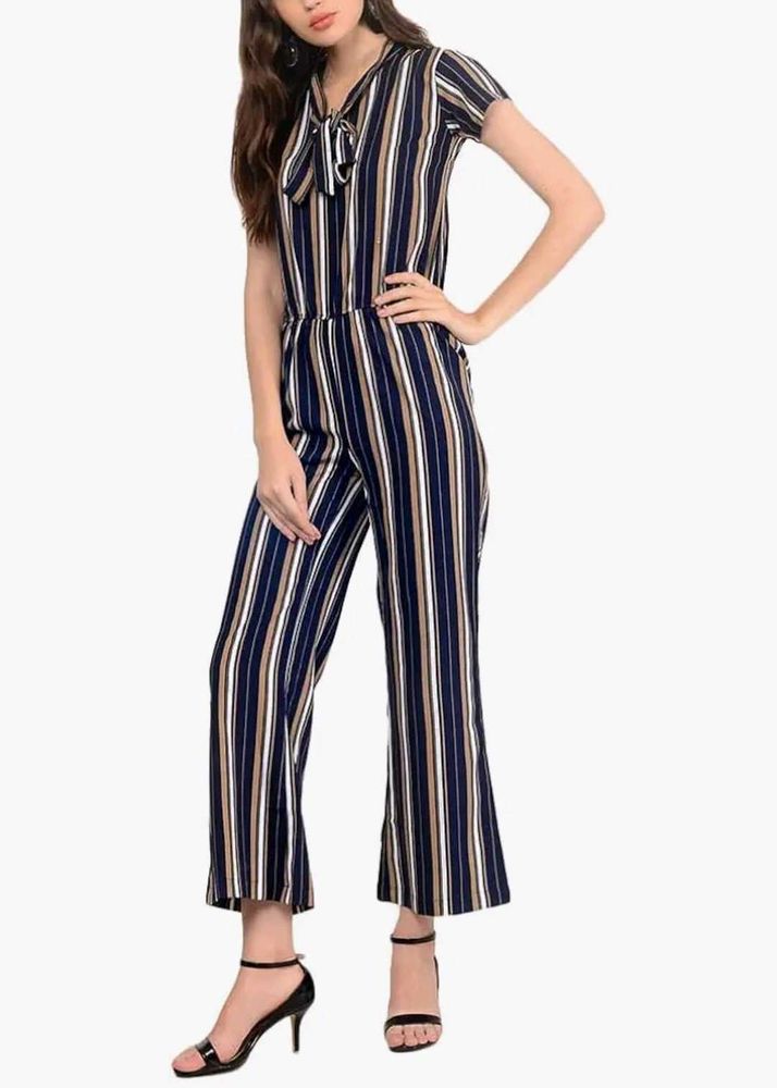 Striped Jumpsuit