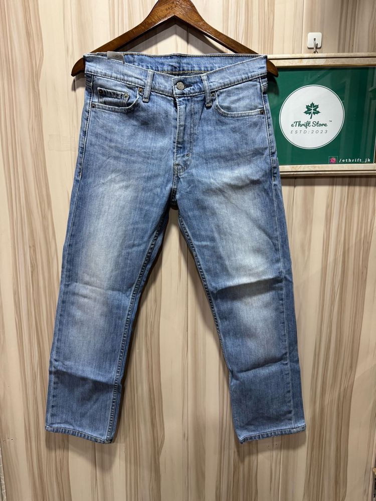 Levi’s Blue Washed Denim Jeans