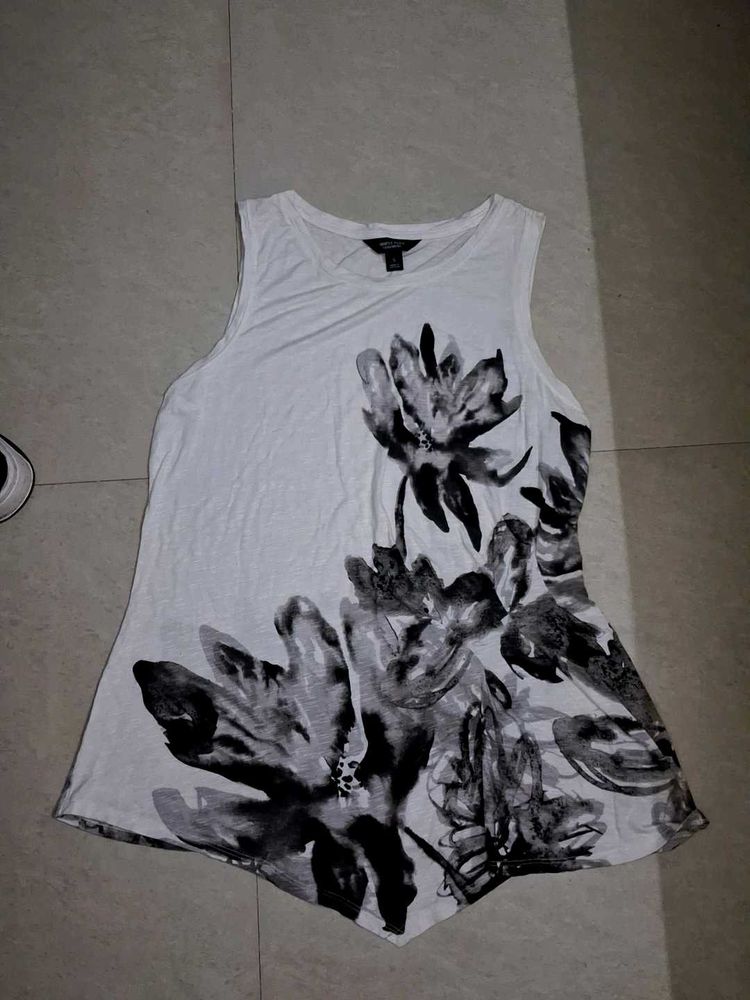 White-Black Dress