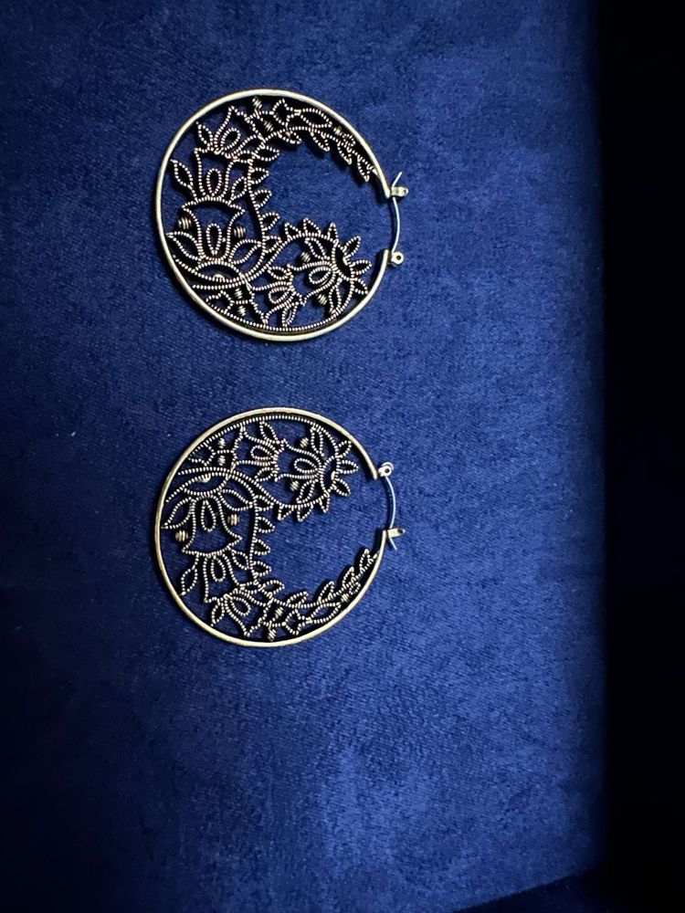 Filigree Hoop Earrings