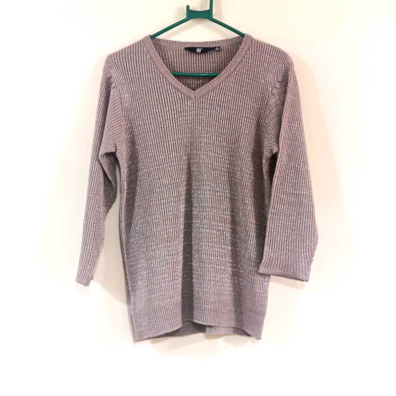 FIG shimmering  Knit Top