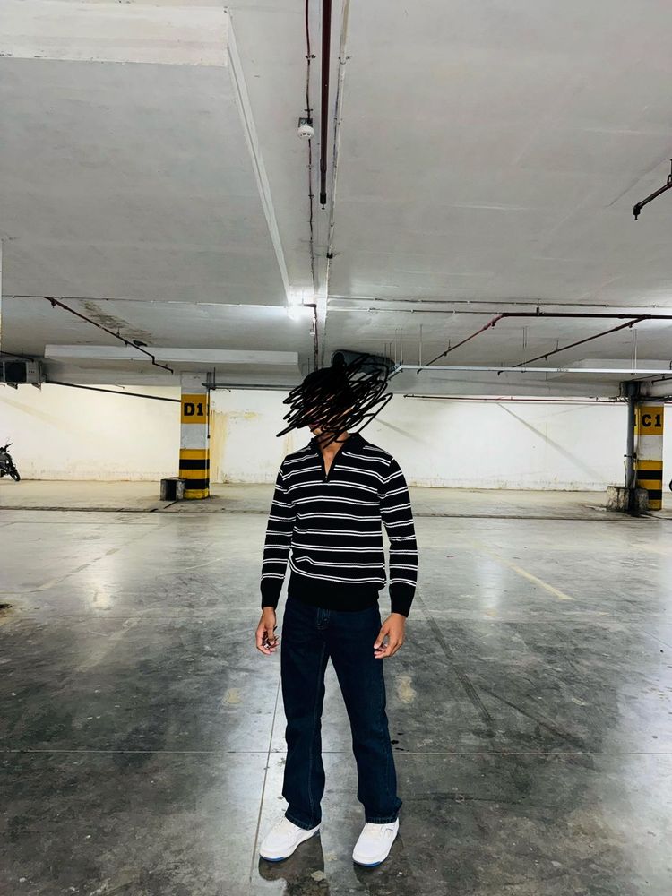 Striped Pullover Sweater