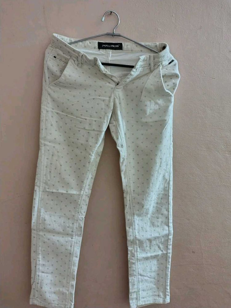 Patterned Casual Pants