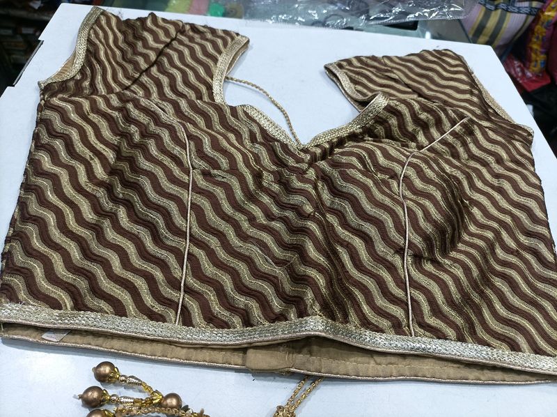 Brown Colour Blouse.. Totally New And Unused