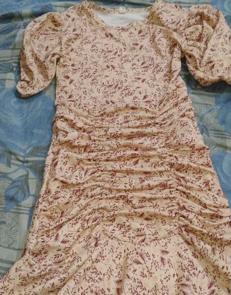 Floral Print Mini Dress