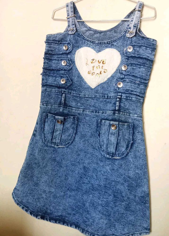 Denim Jumper Dress