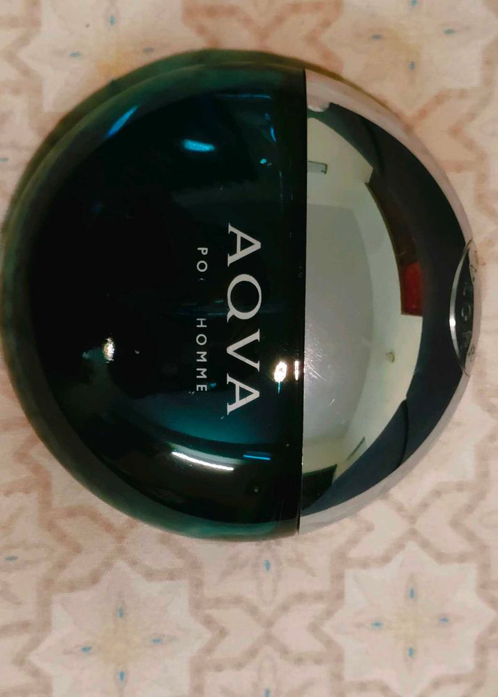 Empty bottle of Bvlgari AQVA Eau de Toilette Spray