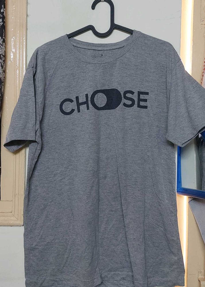 Cotton Grey Tshirt