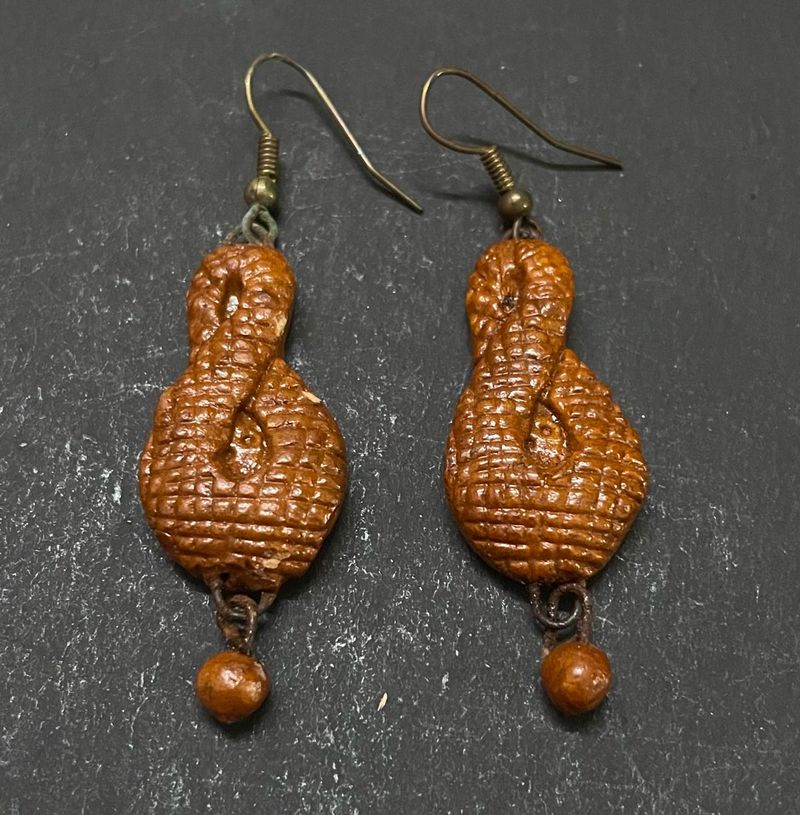 Boho Chic Clay Dangle Earrings