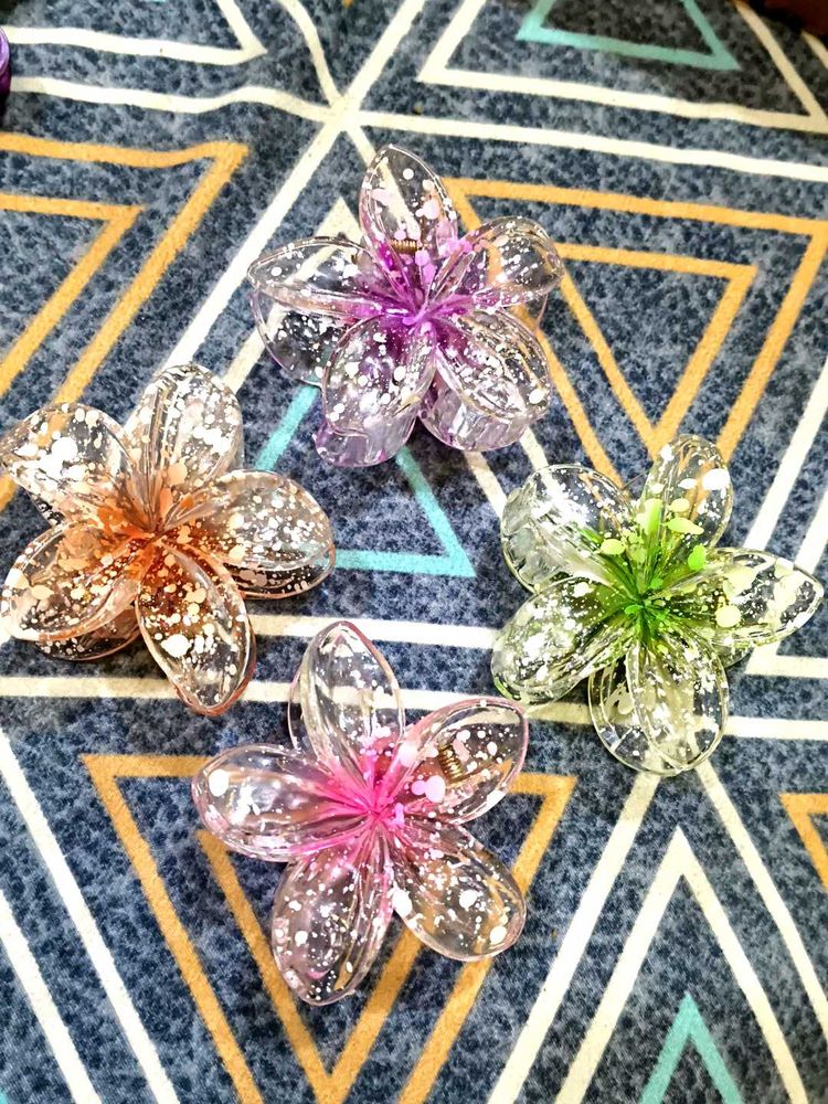 Flower Hair Clips