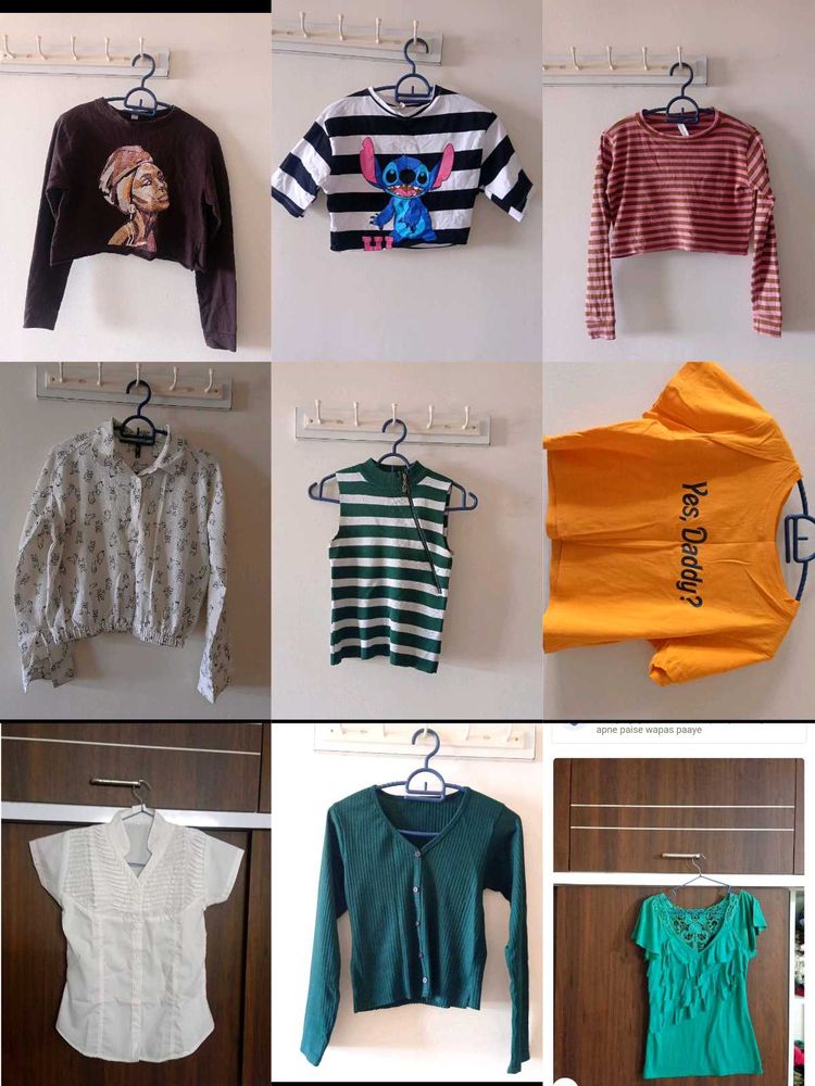Combo Of New 9 Tops
