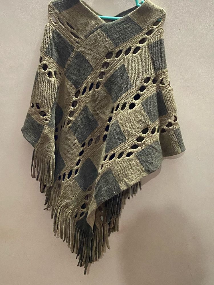 Wrap Poncho Shawl