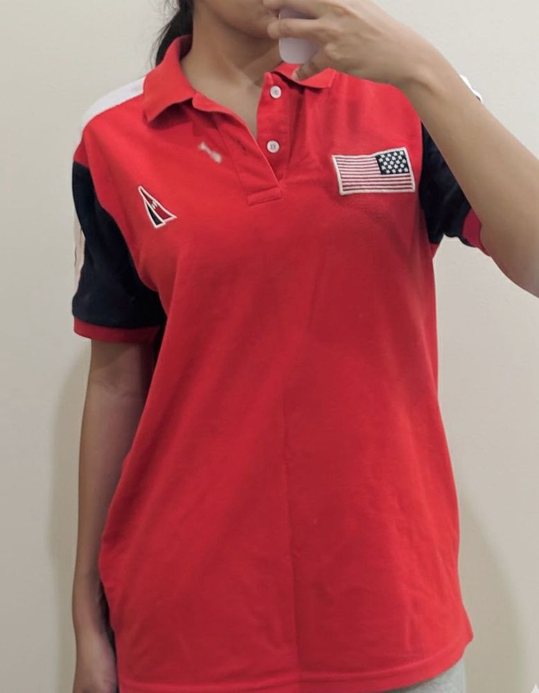 y2k style polo tee