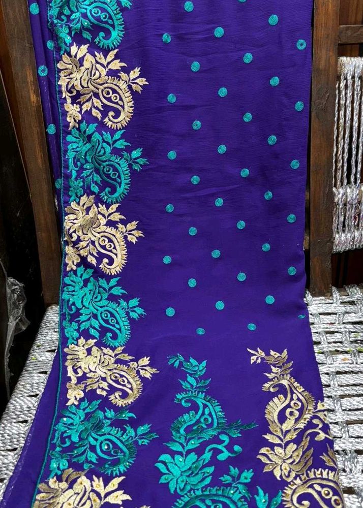 Pre Loved Heavy Embroidered Saree