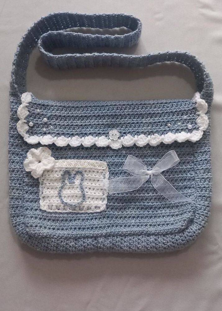 Crochet Messenger Bag!!