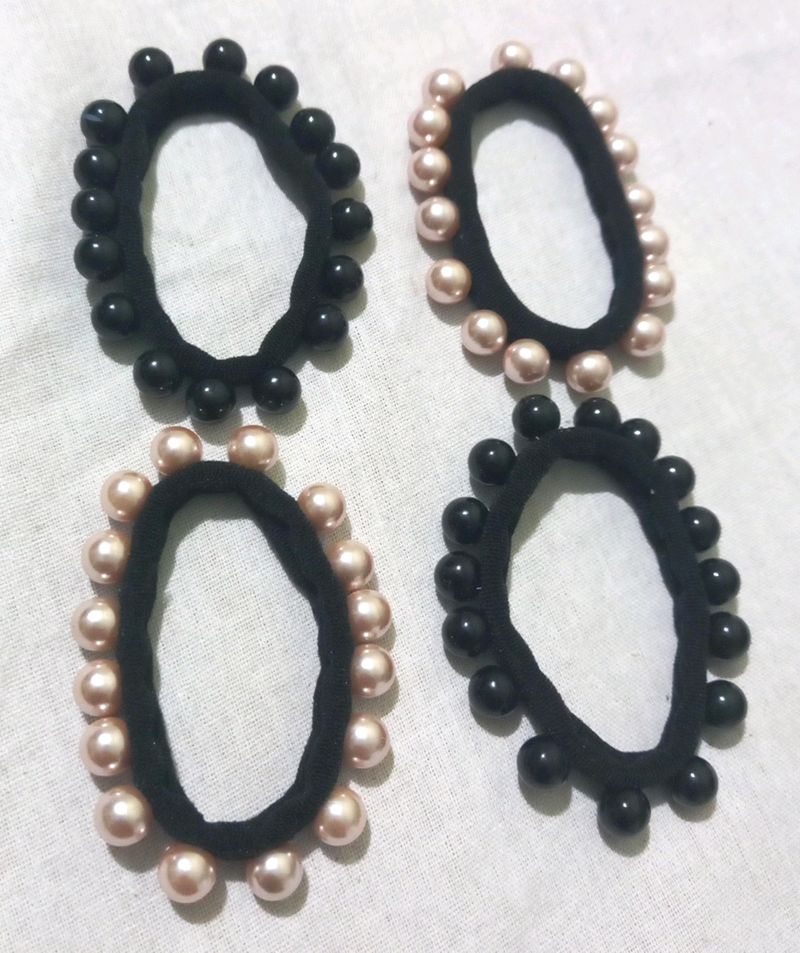 Pearl Rope Band Rubber Hair Accessory