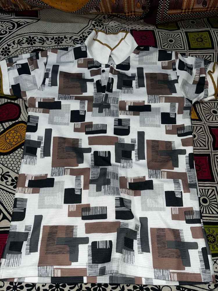 Patterned Casual Shirt