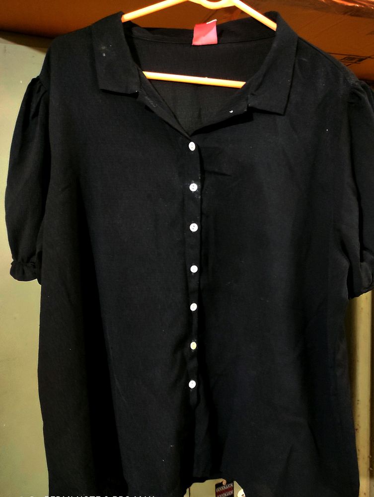Gorgeous Black Shirt In 3xl