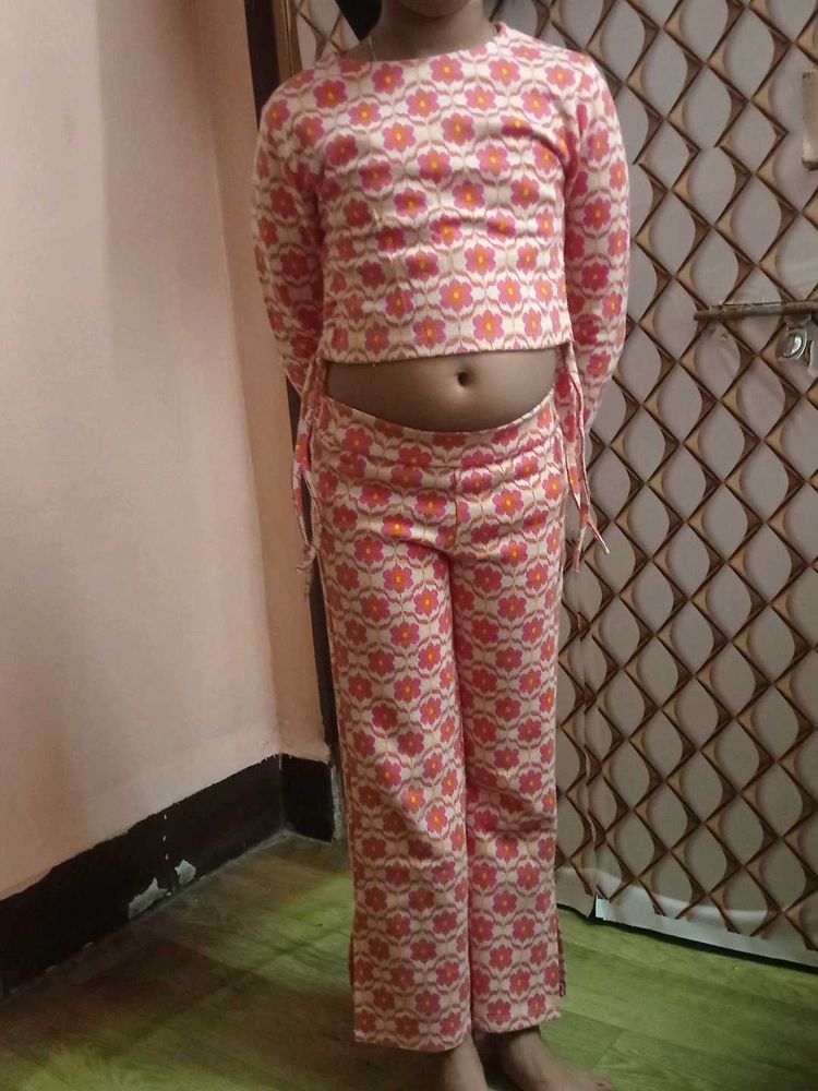 Girls Floral Print Outfit (coord set)