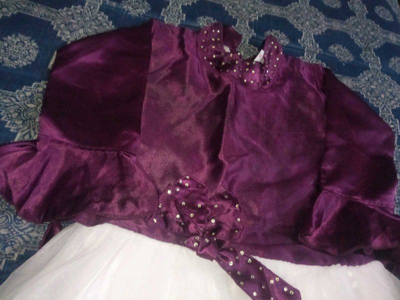 Girls&#39; Party Dress with Bolero