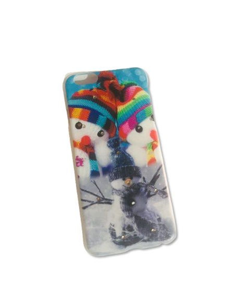 Snowman family phone case