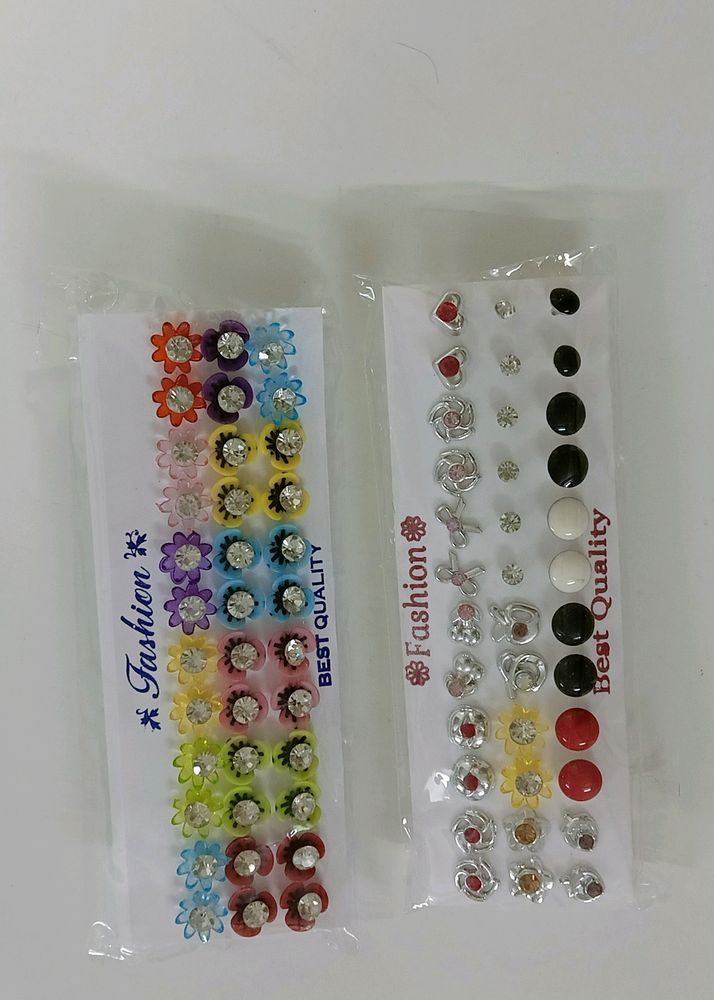 EARRINGS (NEW) 36 PAIR WITH BOX